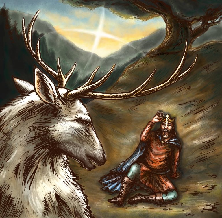 King David and the White Stag
